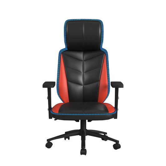Picket House Furnishings - Salzburg Gaming Chair with LED and Speaker in Black and Red - 3A Packing - G-6710-8-GC4E veiw 2