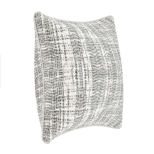 Villa by Classic Home - Baxter Woven 22in Throw Pillow, Gray - 22W - Gray, Ivory - V180014 veiw 2