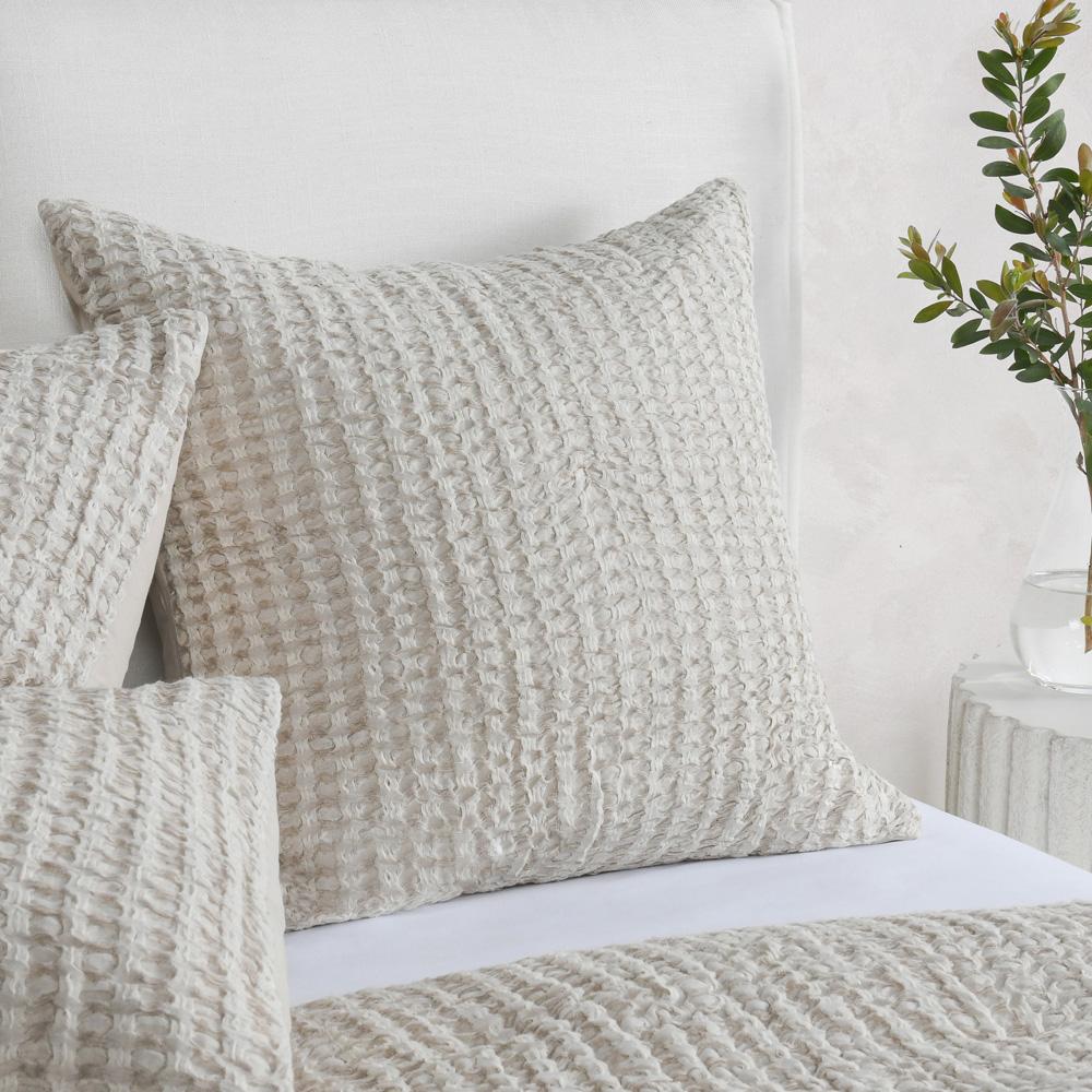 Villa by Classic Home - Claire Linen Natural Sham - 26W - Natural - V250164 veiw 3