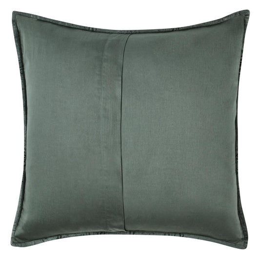 Villa by Classic Home - Dimitry 100% Rayon Velvet Bay Green Euro Sham - 26W - Bay Green - V200123 veiw 2