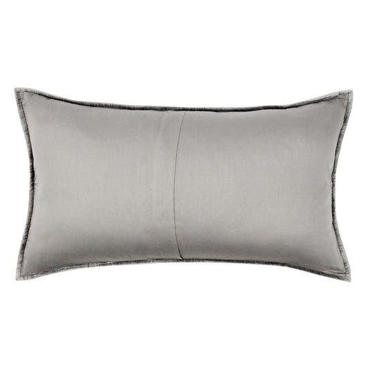 Villa by Classic Home - Dimitry 100% Rayon Velvet Gray King Sham - 36W - Gray - V180032 veiw 2