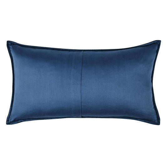 Villa by Classic Home - Dimitry 100% Rayon Velvet Ocean Blue King Sham - 36W - Ocean Blue - V211008 veiw 2