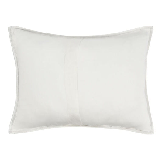Villa by Classic Home - Dimitry 100% Rayon Velvet Ivory Standard Sham - 26W - Ivory - V160014 veiw 2