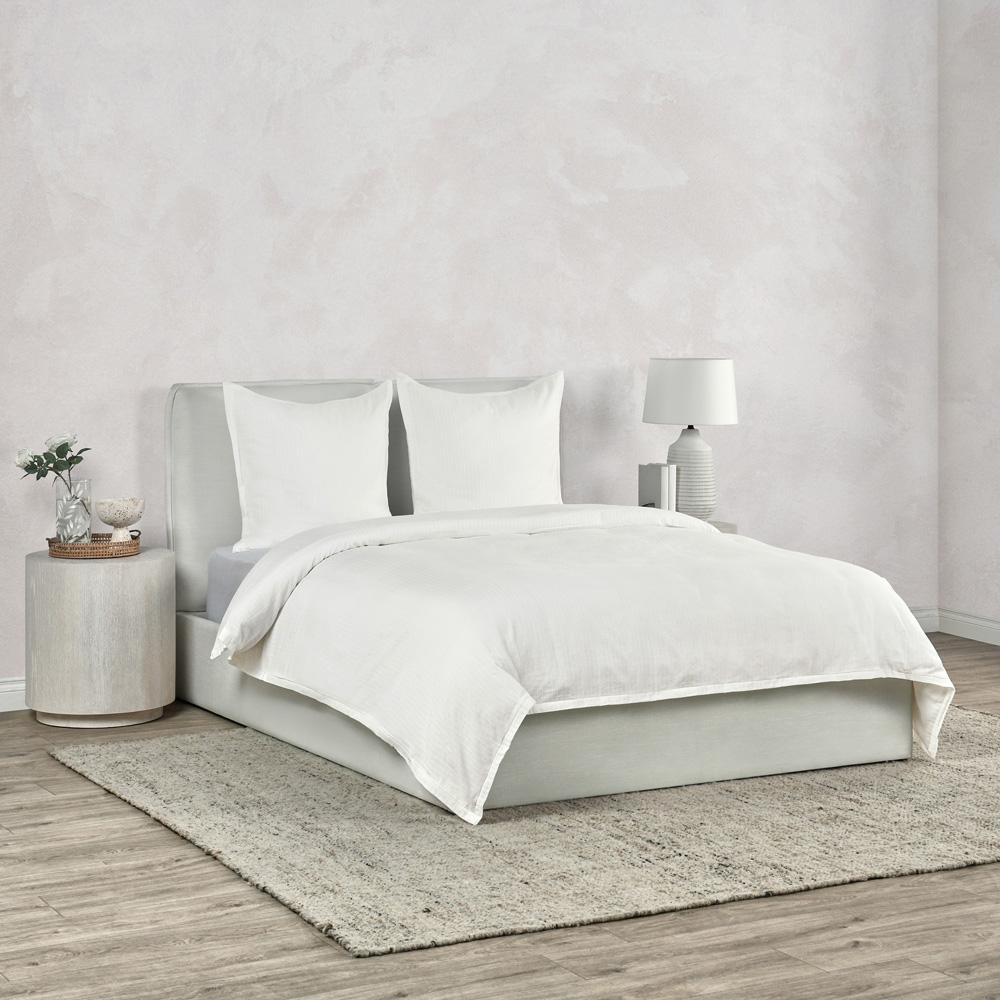 Villa by Classic Home - Karina 100% Cotton White Euro Sham - 26W - White - V210002 veiw 4