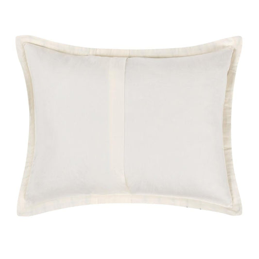 Villa by Classic Home - Kingston 100% Linen Standard Sham , Ivory - 26W - Ivory - V032765 veiw 2