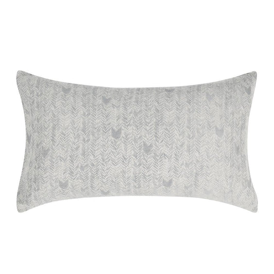 Villa by Classic Home - Lana 100% Cotton Gray Embroidered Sham - 36W - Gray - V140682 veiw 2