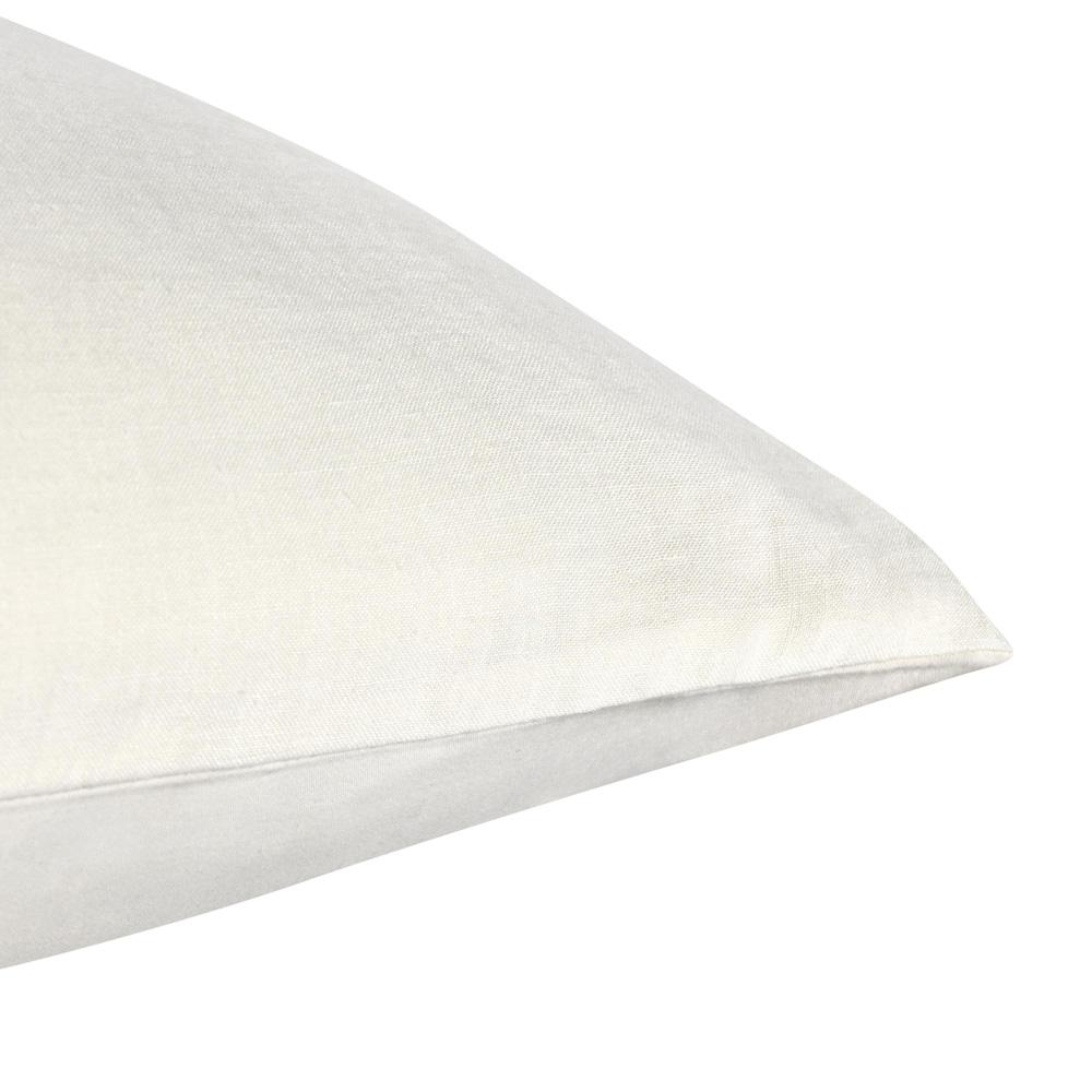 Villa by Classic Home - Paloma Hemp Fabric Ivory King Sham - 36W - Ivory - V290204 veiw 3