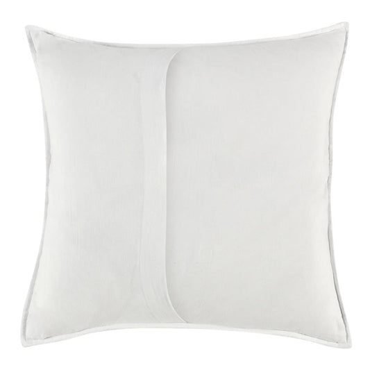 Villa by Classic Home - Rowen Sustainable Fabric Cloud White Euro Sham - 26W - White - V290148 veiw 2