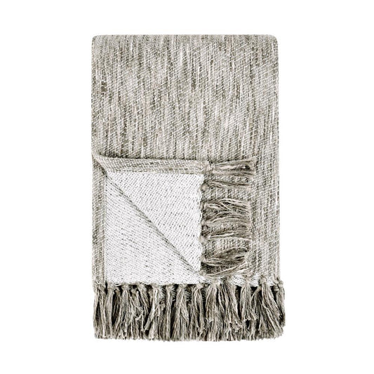 Villa by Classic Home - Tc Sharma Cotton Blend 50inX70in Beige Throw Blanket Blanket - 50W - Beige - V270056 veiw 2