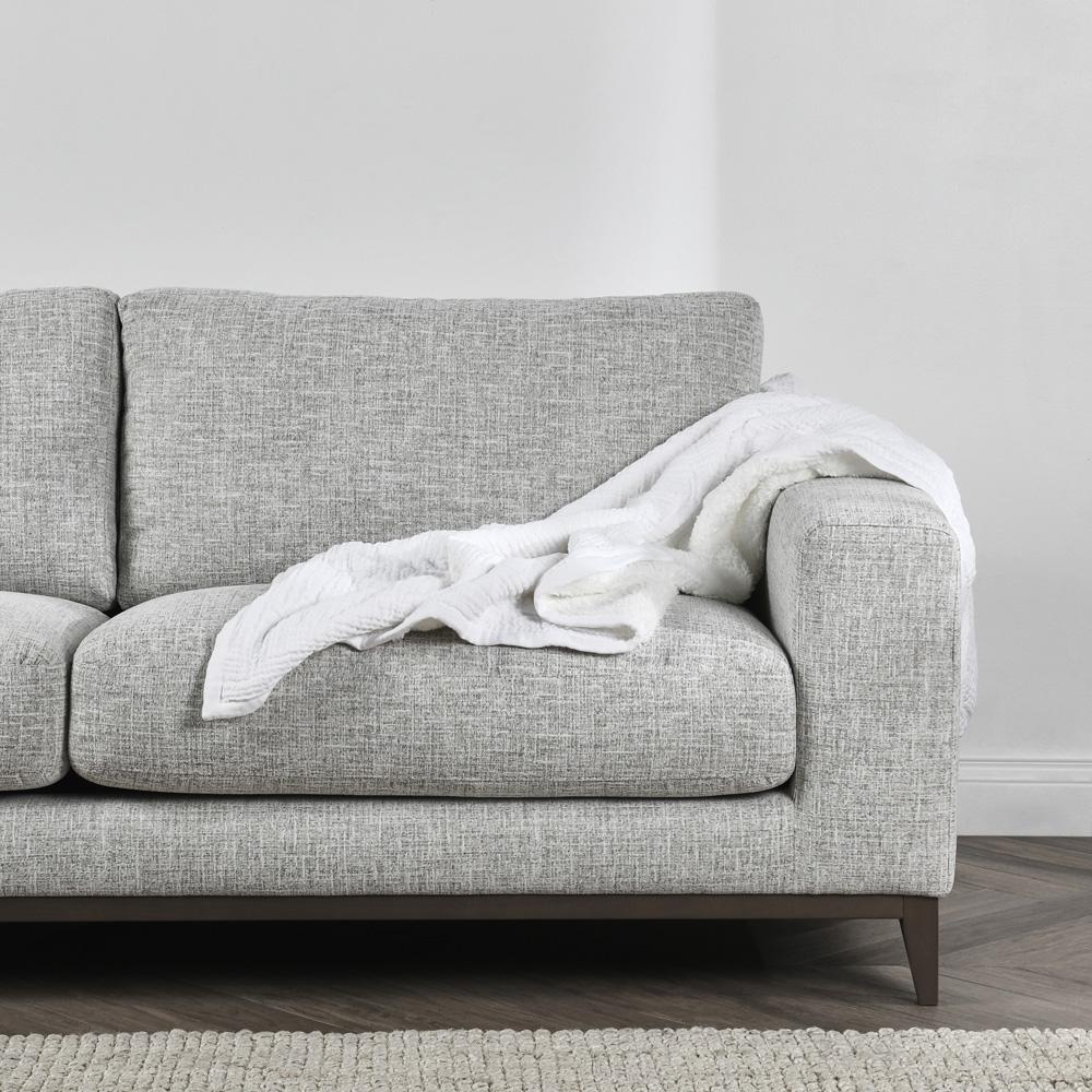 Villa by Classic Home - Tc Cotton Linen Blend White 50inX70in Throw Blanket Blanket - 50W - White - V270003 veiw 6