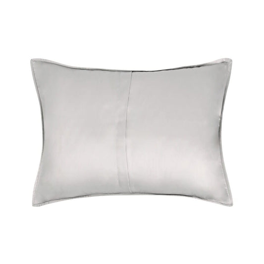 Villa by Classic Home - Winthrop 100% Sateen Silver Standard Sham - 26W - Silver Gray - V240102 veiw 2