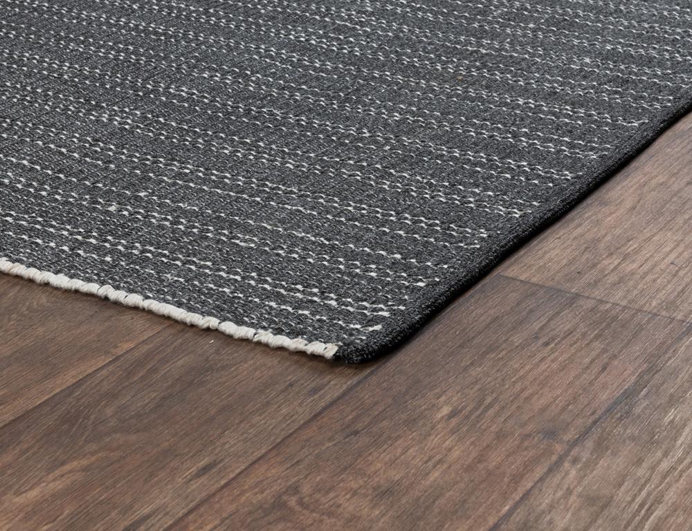 Villa by Classic Home - Charlevoix Indoor Outdoor Charcoal Accent Rug - 2W - Charcoal - 30132000 veiw 4
