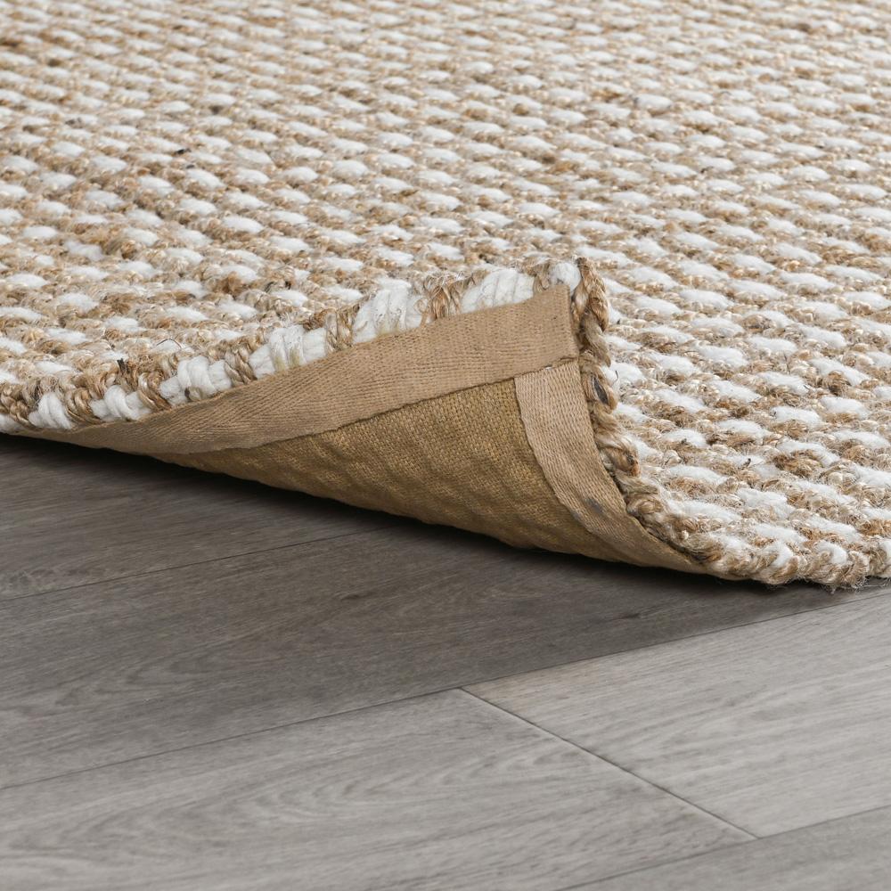 Villa by Classic Home - Evora Natural Jute Blend Area Rug - 8W - Natural, Ivory - 30091285 veiw 4