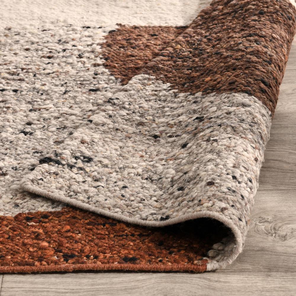 Villa by Classic Home - Hesperia 8X10 Hand Woven Wool Fabric Cedar Rust Pattern Area Rug - 8W - Rust - 30091825 veiw 4