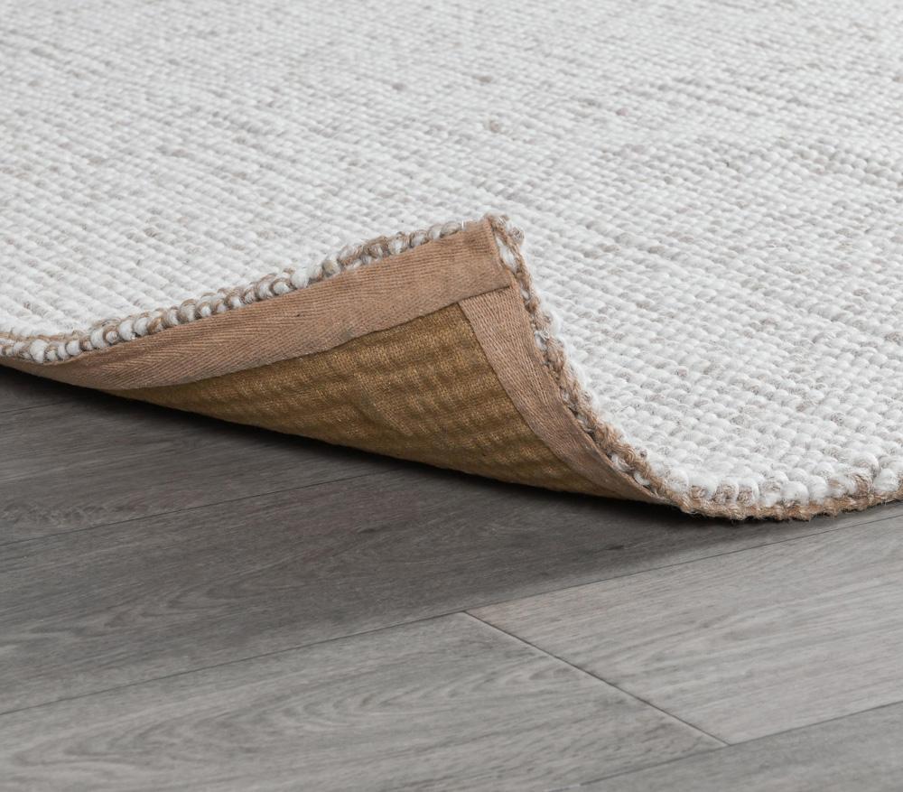Villa by Classic Home - Lisbon 8X10 Handwoven Jute Blend Sustainable Beige Accent Area Rug - 8W - Ivory - 30091295 veiw 3