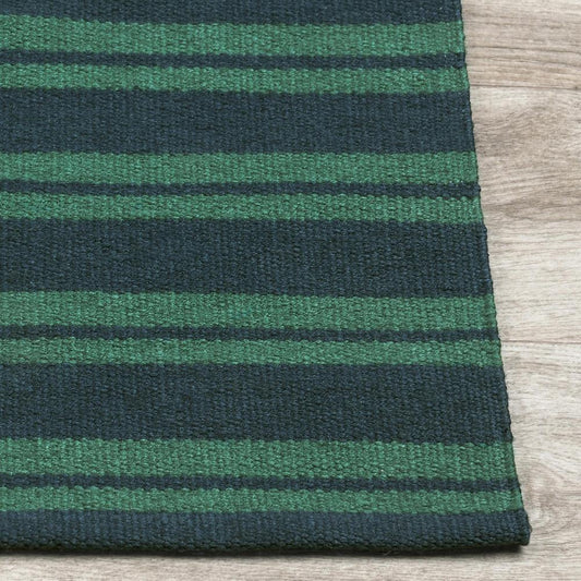 Villa by Classic Home - Palma 5X8 Hand Woven Performance Stripe Green Fabric Area Rug - 5W - Green - 30132544 veiw 2