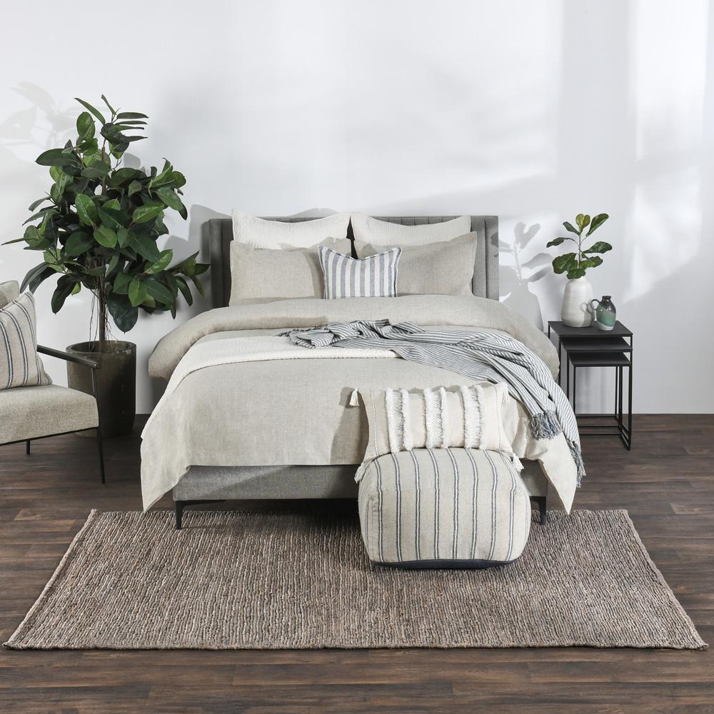 Villa by Classic Home - Zandra Soumak Handspun Jute Area Rug - 5W - Gray - 30091524 veiw 5