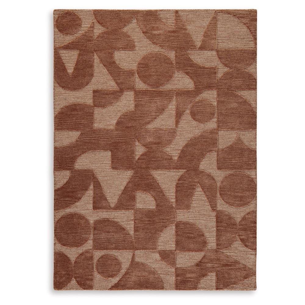 Signature Design by Ashley - Perrenton Medium Rug in Clay - R407202 veiw 1