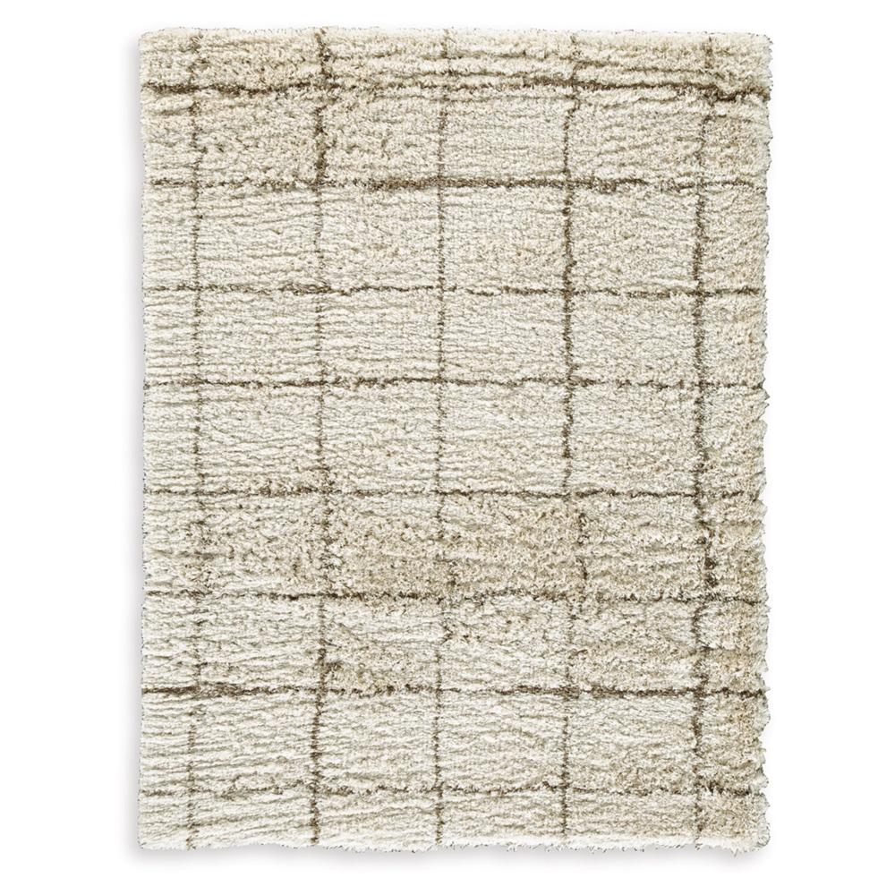 Signature Design by Ashley - Wrenlow Large Rug in Cream/Brown - R407211 veiw 1