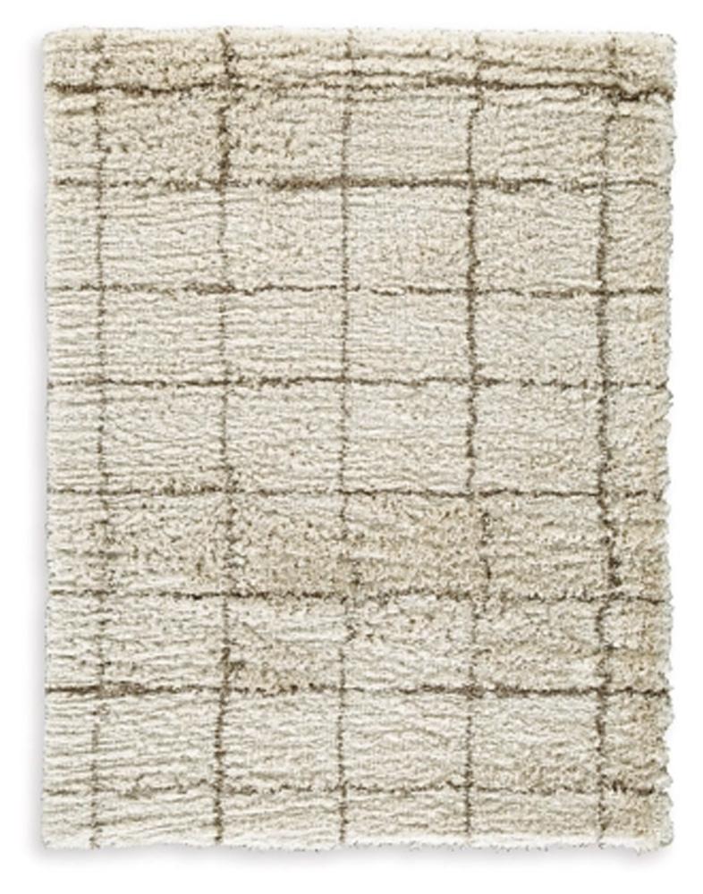 Signature Design by Ashley - Wrenlow Medium Rug in Cream/Brown - R407212 veiw 1