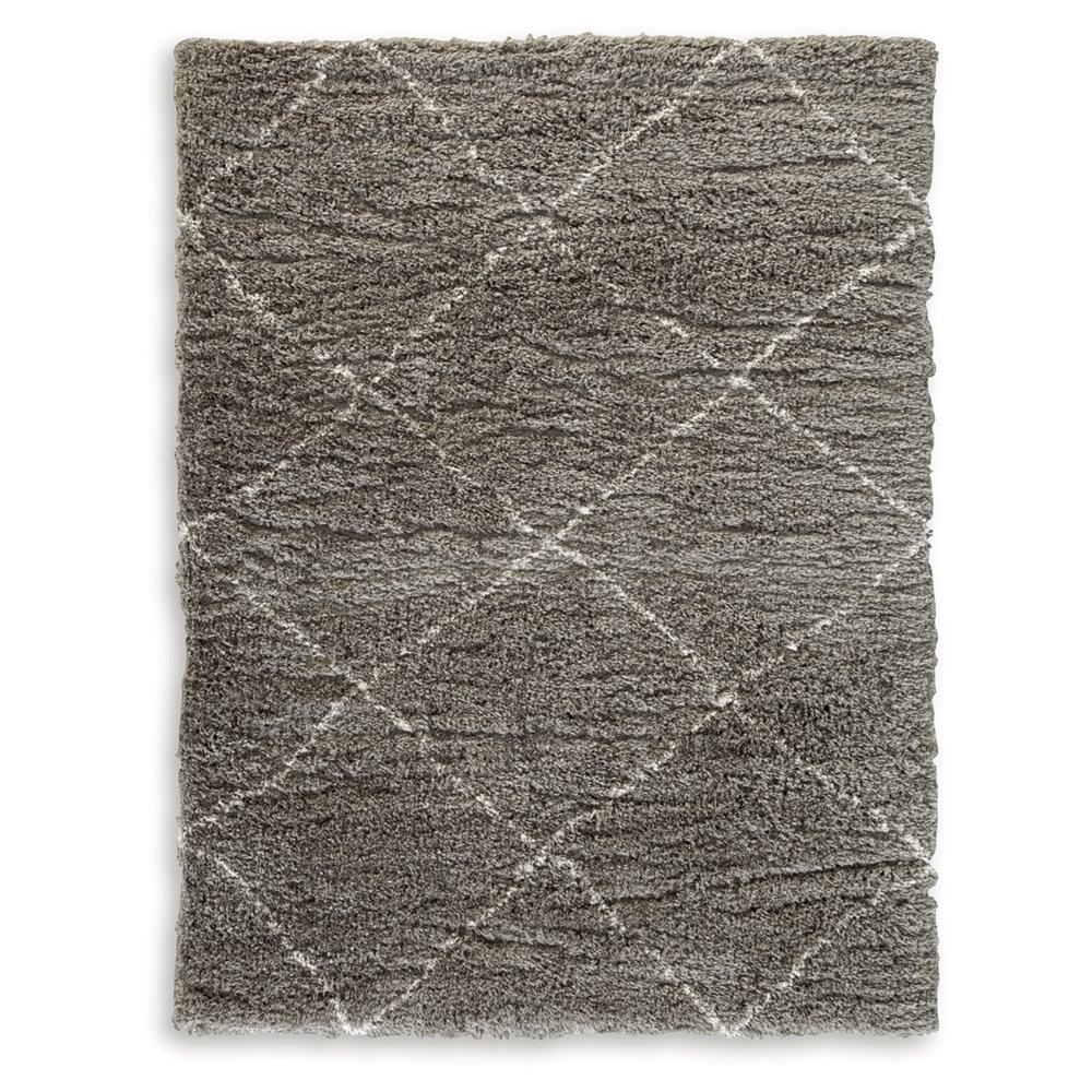 Signature Design by Ashley - Wrenlow Large Rug in Gray/Cream - R407221 veiw 1