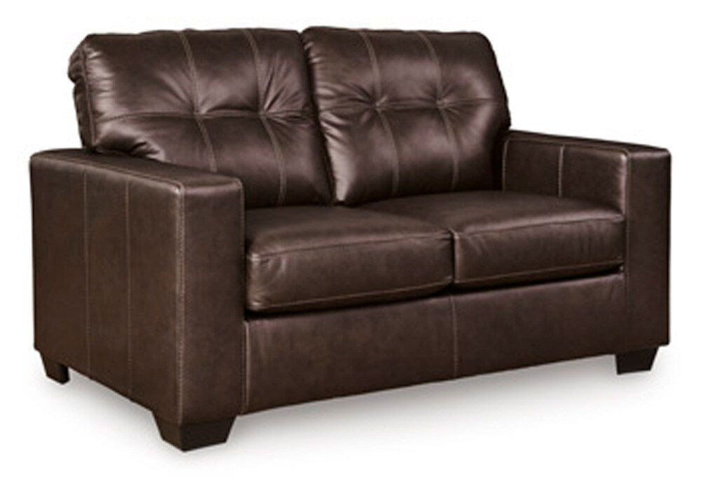Signature Design by Ashley - Santorine Loveseat in Dark Brown - 2170635 veiw 1