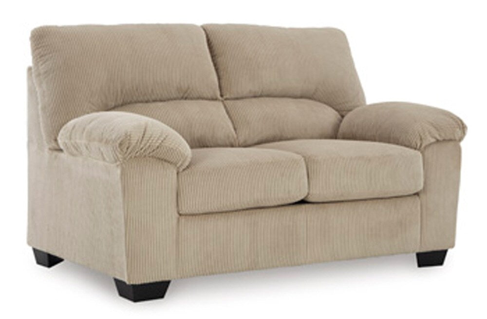 Signature Design by Ashley - SimpleJoy Loveseat in Sand - 2420335 veiw 1