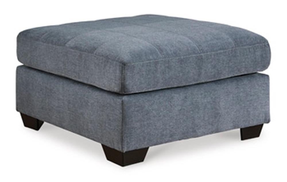Signature Design by Ashley - Marrelton Oversized Accent Ottoman in Denim - 5530308 veiw 1