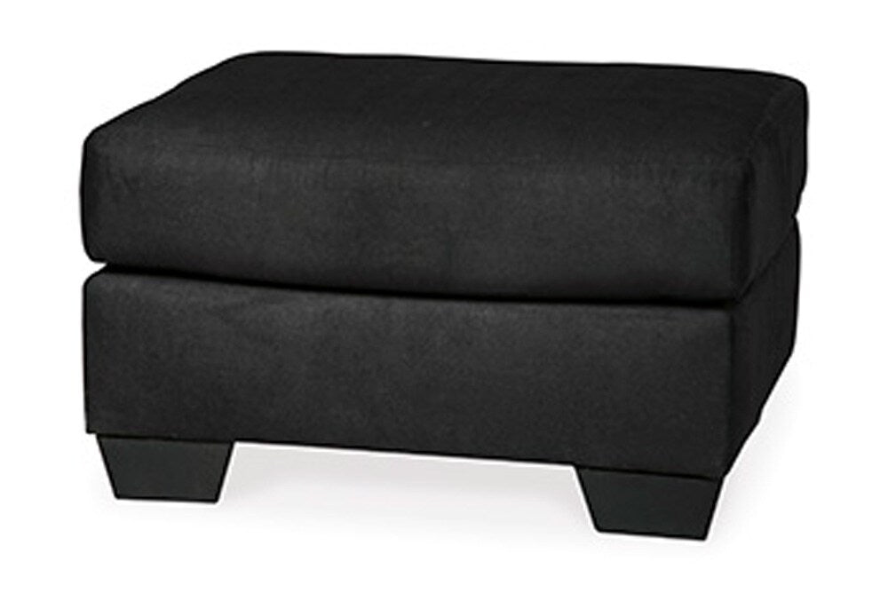Signature Design by Ashley - Darcy Ottoman in Black - 7500814 veiw 1