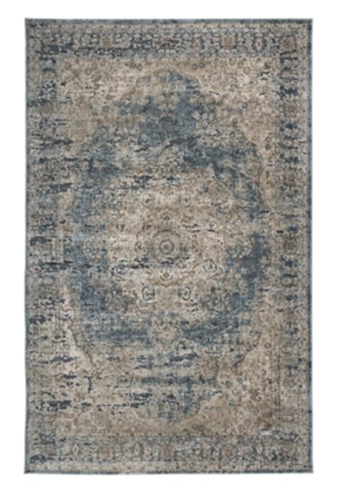 Signature Design by Ashley - South Large Rug in Blue/Tan - R402721 veiw 1