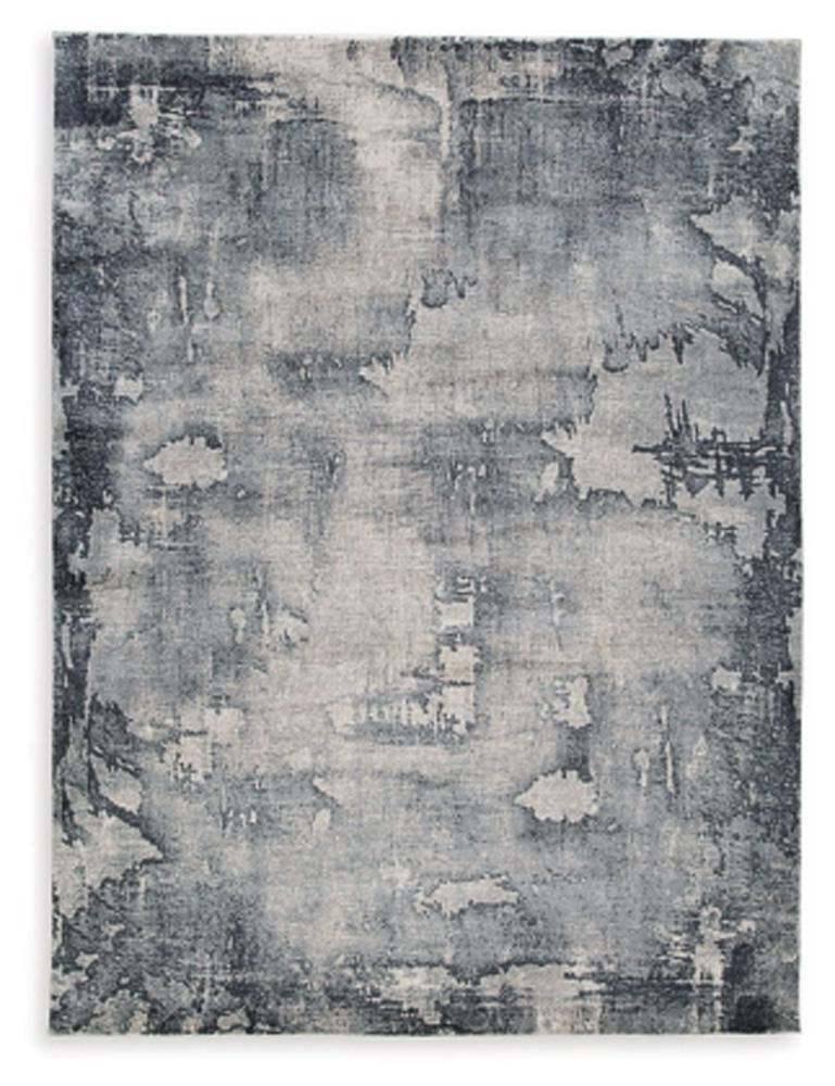 Signature Design by Ashley - Langrich Large Rug in Blue/Gray/Cream - R406131 veiw 1