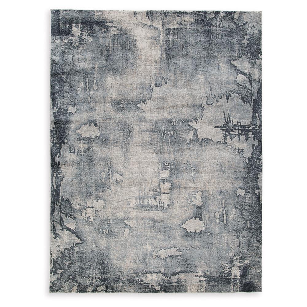 Signature Design by Ashley - Langrich Medium Rug in Blue/Gray/Cream - R406132 veiw 1