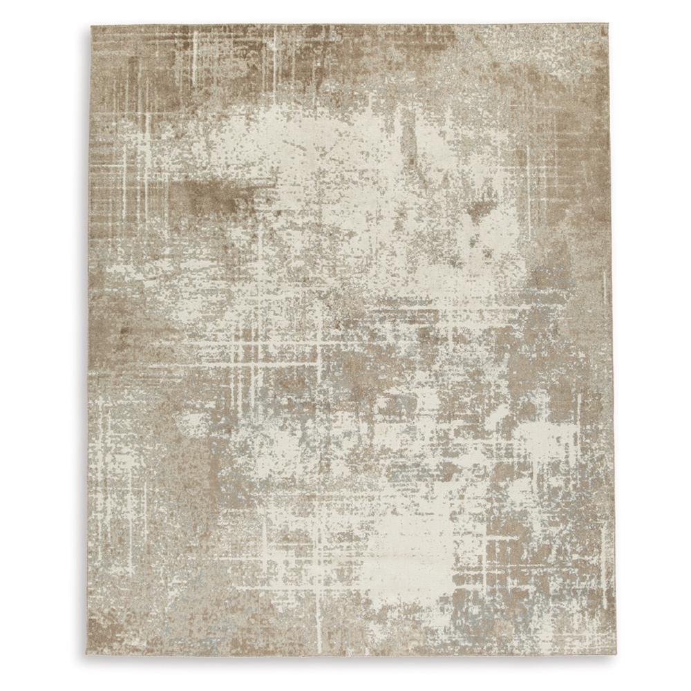 Signature Design by Ashley - Grifflain Large Rug in Tan/Brown/Gray - R406231 veiw 1