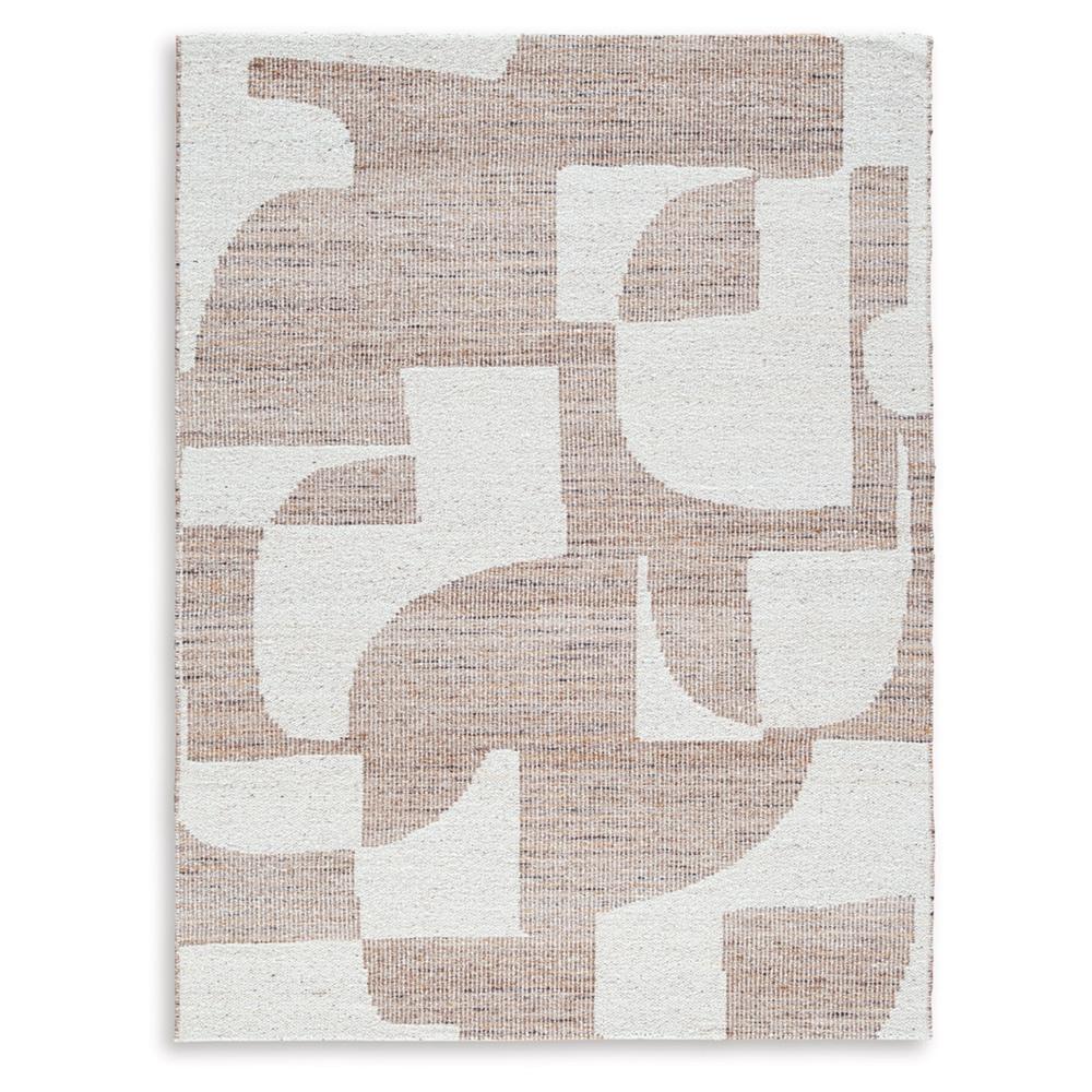 Signature Design by Ashley - Brynnfield Large Rug in Beige/Brown - R406371 veiw 1