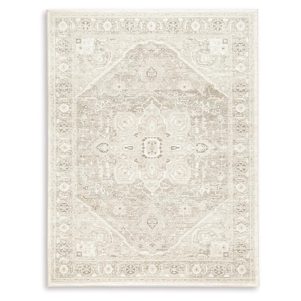 Signature Design by Ashley - Gatwell Large Rug in Ivory/Gray/Tan - R406511 veiw 1