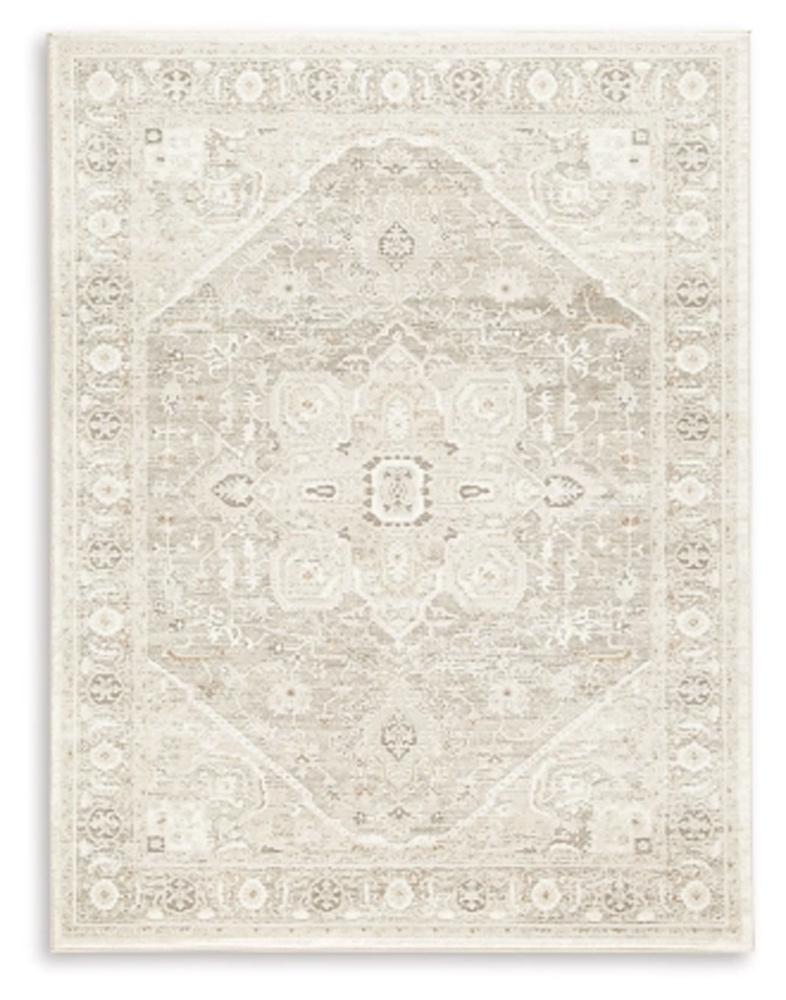 Signature Design by Ashley - Gatwell Medium Rug in Ivory/Gray/Tan - R406512 veiw 1