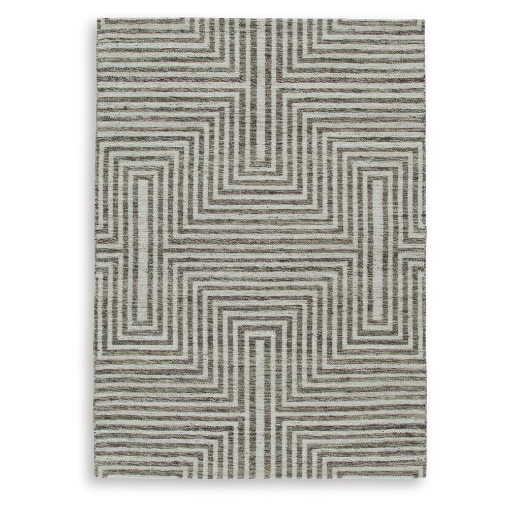 Signature Design by Ashley - Jossen Medium Rug in Ivory/Gray - R406832 veiw 1