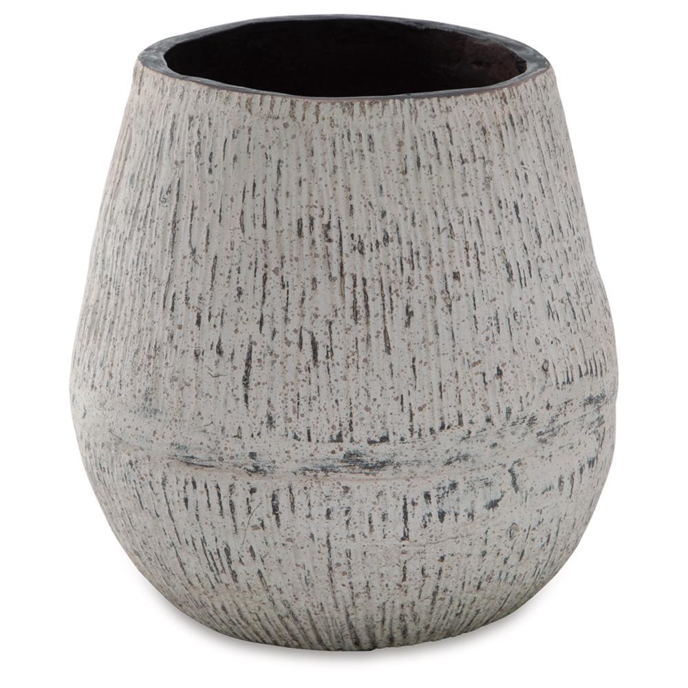 Signature Design by Ashley - Claymount Vase in Distressed Brown - A2000635 veiw 1