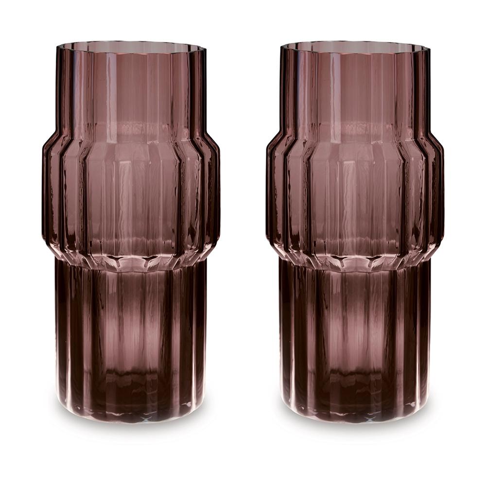 Signature Design by Ashley - Dorlow Vase (Set of 2) in Mauve - A2900025 veiw 1