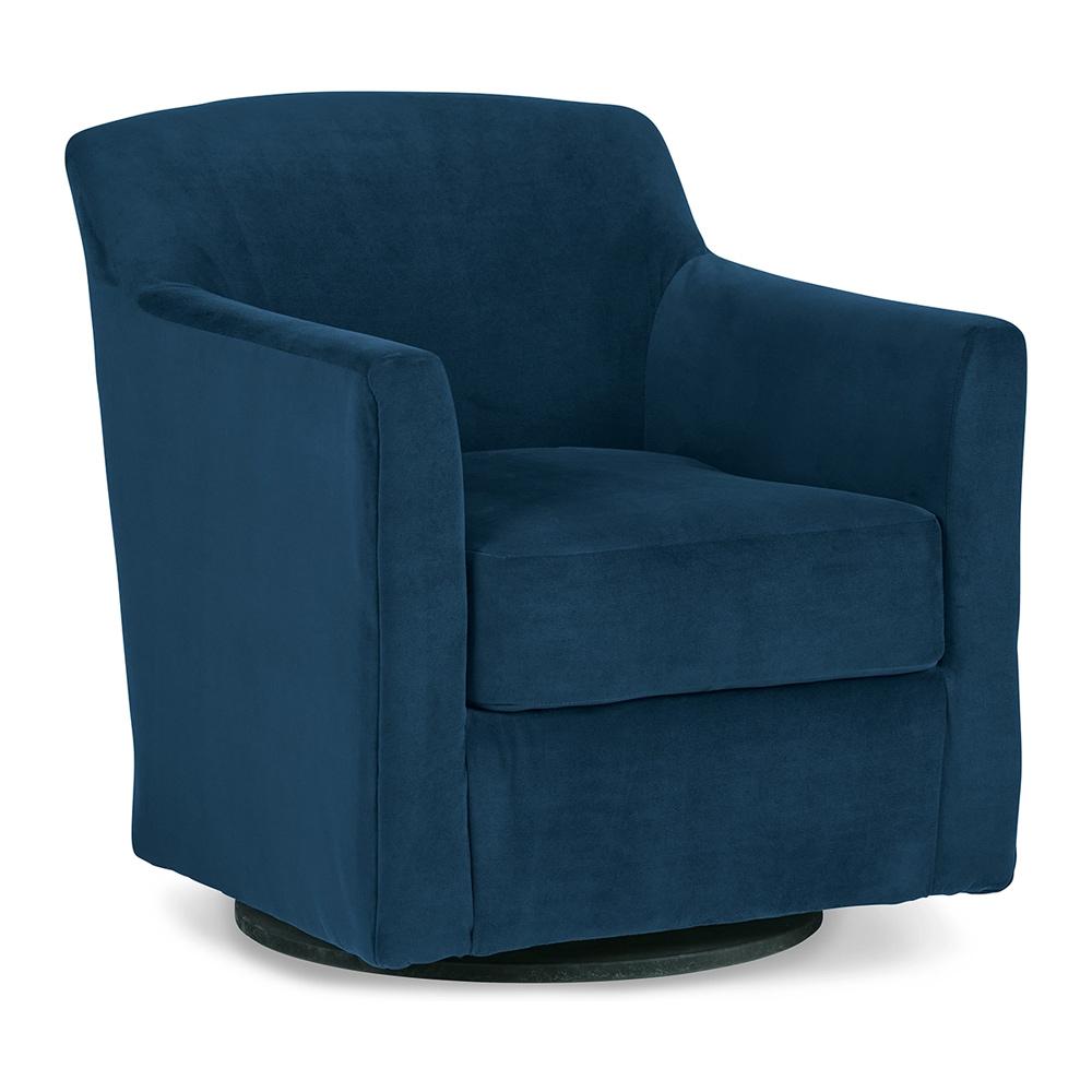 Signature Design by Ashley - Bradney Swivel Accent Chair in Ink - A3000602 veiw 1