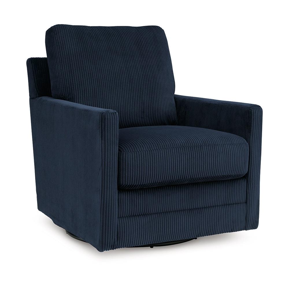 Signature Design by Ashley - Icaman Swivel Chair in Navy - A3000727 veiw 1