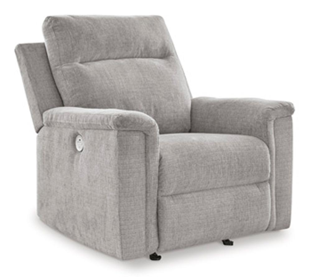 Signature Design by Ashley - Barnsana Power Rocker Recliner in Black/Gray - 3320198 veiw 1