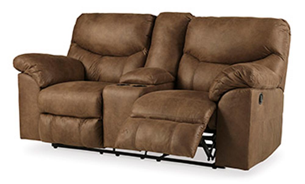 Signature Design by Ashley - Boxberg Dbl Reclining Loveseat W/Console in Bark - 3380294 veiw 1