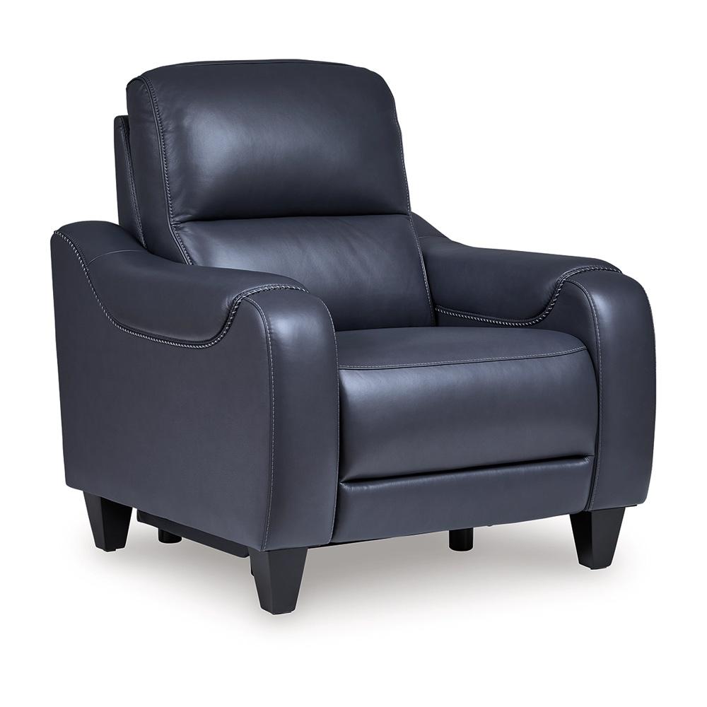 Signature Design by Ashley - Mercomatic Pwr Recliner/Adj Headrest in Ocean - U7531113 veiw 1
