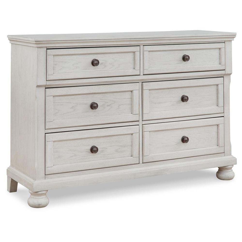 Signature Design by Ashley - Robbinsdale Dresser in Antique White - B742-21 veiw 1