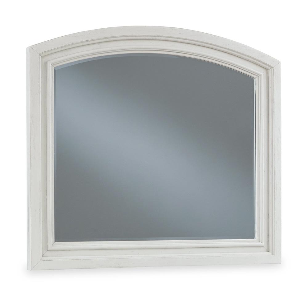 Signature Design by Ashley - Robbinsdale Bedroom Mirror in Antique White - B742-36 veiw 1