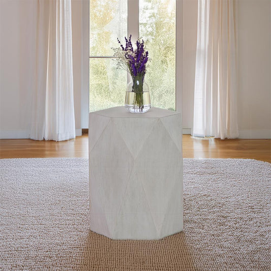 ACME Furniture - Hanniel End Table - White Finish - LV02766 view 2