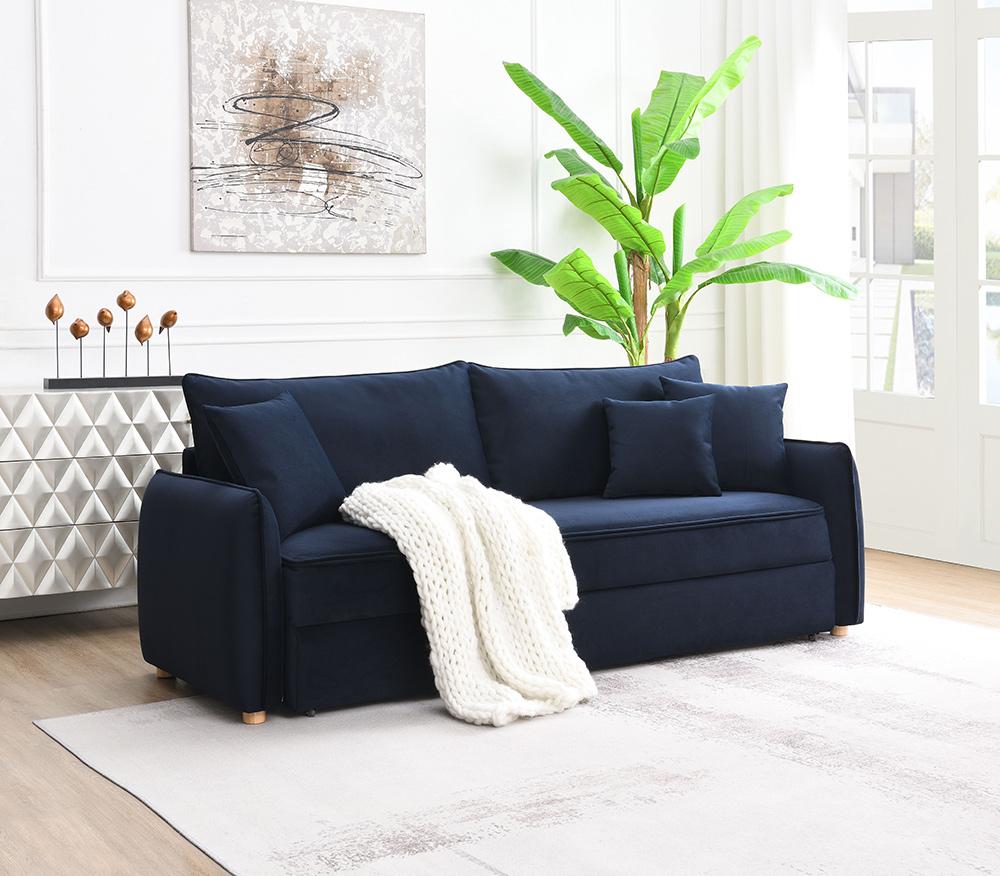 ACME Furniture - Irina Sofa w/Sleeper - Blue Fabric - LV03890 veiw 9