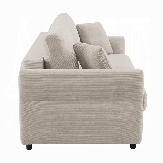 ACME Furniture - Haran Sofa w/Sleeper - Beige Fabric - LV03130 view 5
