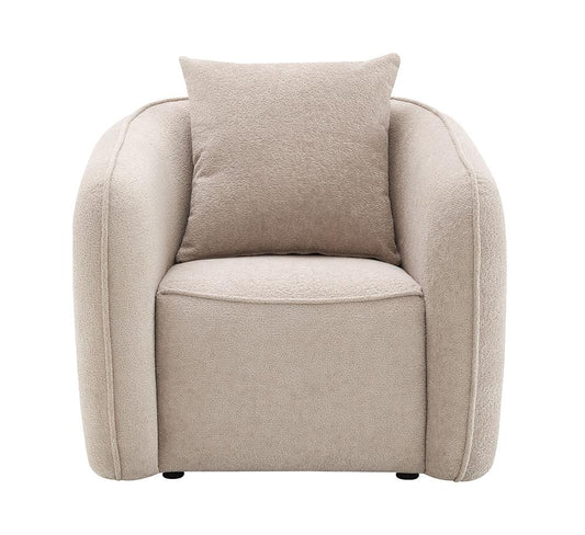 ACME Furniture - Keith Chair w/Pillow - Beige Fabric - LV03612 veiw 2